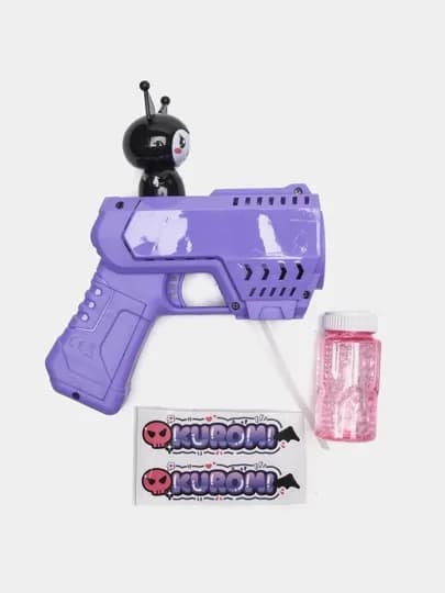 Генератор мыльных пузырей детский, на батарейках BUBBLE GUN — UNSHOPU-KOPIK-АМЕТИС