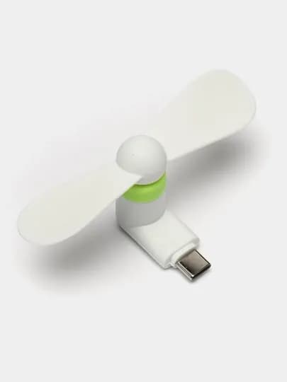 Портативный мини вентилятор, универсальный, Type-C, Micro, Lightining — MAG100-TYPCVVV-ЛЕДЯН-IPHONE