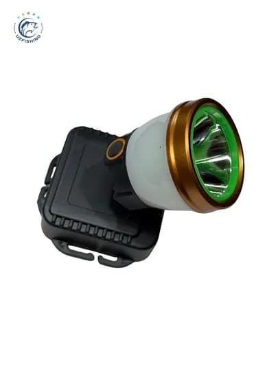Фонарь налобный LED, c USB зарядкой, яркий, светодиодный — UZFISHI-FNRK-БЕЛЫЙ