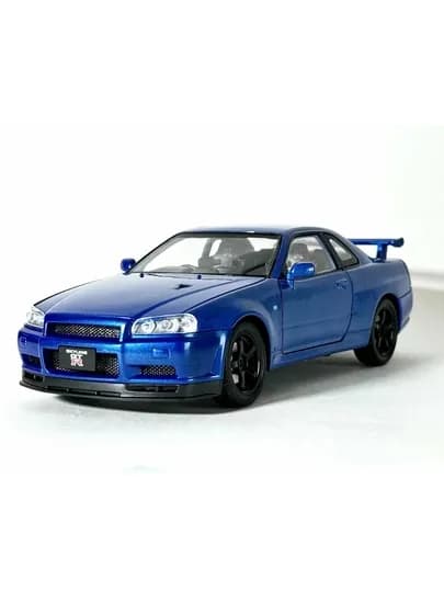 Ниссан SKYLINE 1/24 GTR-34 металлическая машина