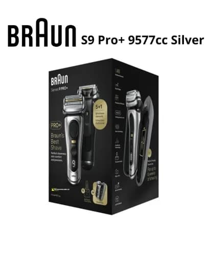 Электрическая бритва Braun S9 Pro+ 9577cc Silver SmartCare, PowerCase