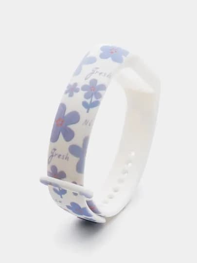 Ремешки для Xiaomi Mi Band, с рисунком — R-B37PRN2-НГОЛУБ-MI567