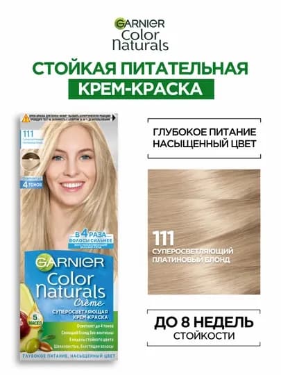 Garnier, стойкая питательная крем-краска для волос Color Naturals — GGGAR-KRASKA-КРЕМОВ