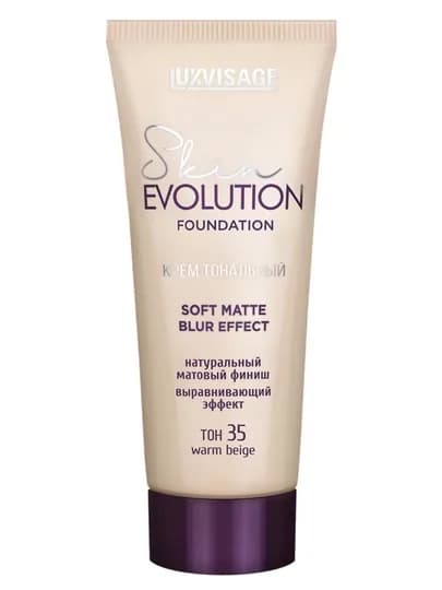 Тональный крем Luxvisage Skin Evolution Soft Matte Blur Effect, тон 35 Warm beige, 35 мл — BELIKSZ-P0059AE