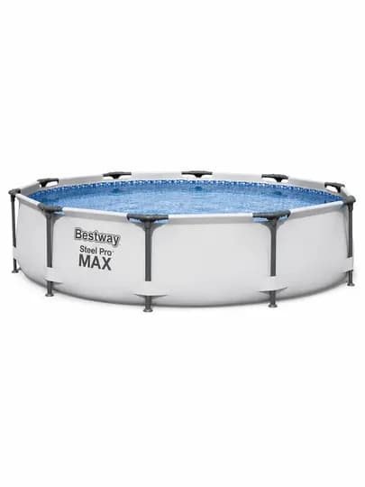 Бассейн каркасный Bestway Steel Pro 1200 - 7140 л — PROPOOL-HRKARKA-КРЕМОВ-56406BW