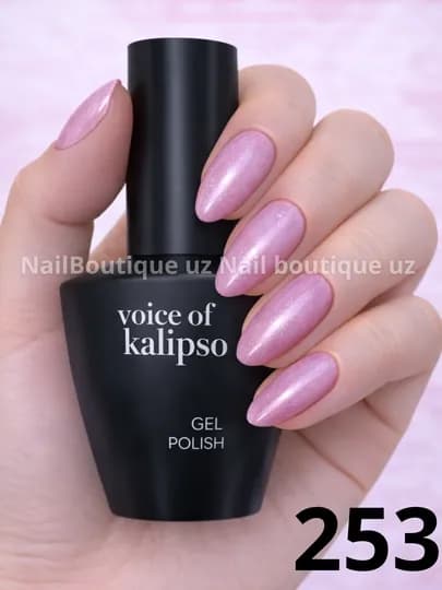 Voice of Calipso Gel Polish профессиональный гель-лак с глубоким цветом и стойким блеском — UZNAIL-КАЛИПСО4-КОНФЕТН