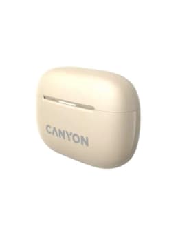 Наушники беспроводные CANYON OnGo 10 ANC TWS-10, с шумоподавлением — TECGLR-ANC10-БЕЖЕВ