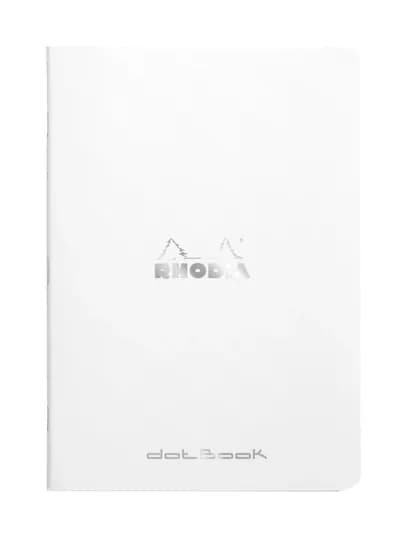 Тетрадь общая Rhodia Stapled Pad, 80 г — RHODIAT-STAPLED-БЕЛЫЙ-TOCHKA-AA4