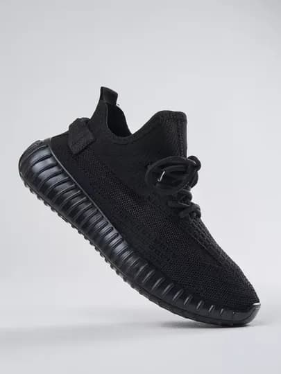 Легкие кроссовки Yeezy, для мужчин и женщин, спортивные, летние, 36 - 44 — PSELECT-PRIME167-ЧЕРН-44