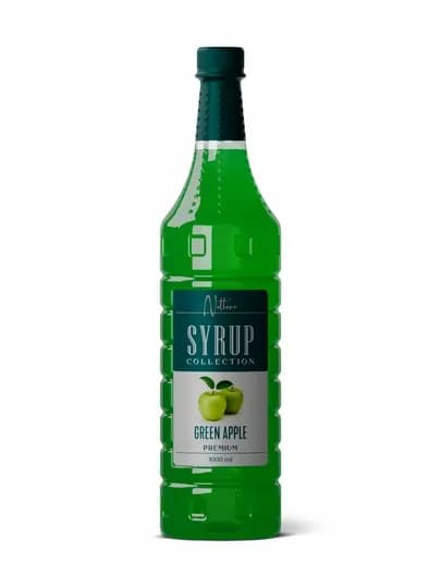 Сироп "Зелёное Яблоко" - "Green Apple" Nettare Syrup Collection, 1000 мл — NATSYR-OLMAYASHIL