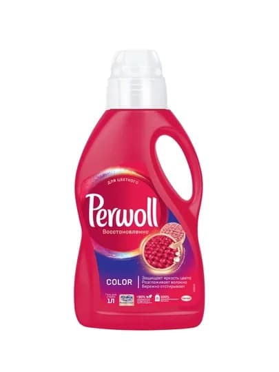 PERWOLL Гель для стирки восстановление для цветных вещей Color 1л