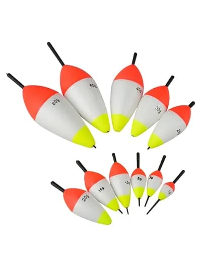 Поплавок для рыбалки разных размеров — FISHHUN-SVETAFORPAPLOVOK-40 g