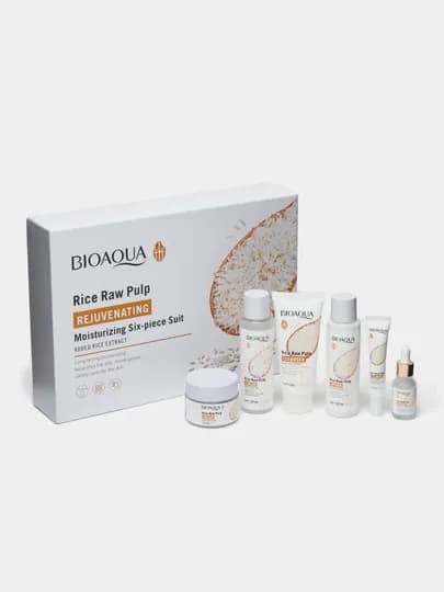 Набор для ухода за лицом Bioaqua с витамином С, 6 в 1 — FORTUN1-RICE2