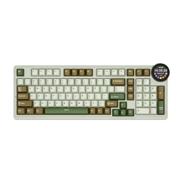 ROYAL KLUDGE N99, Mocha Grey, Beige Switch, RGB LED, Hot-Swap, RU Layout