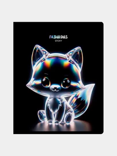 Тетрадь 48л., А5, клетка BG "Glow", тиснение фольгой, Т5ск48_тф_603320
