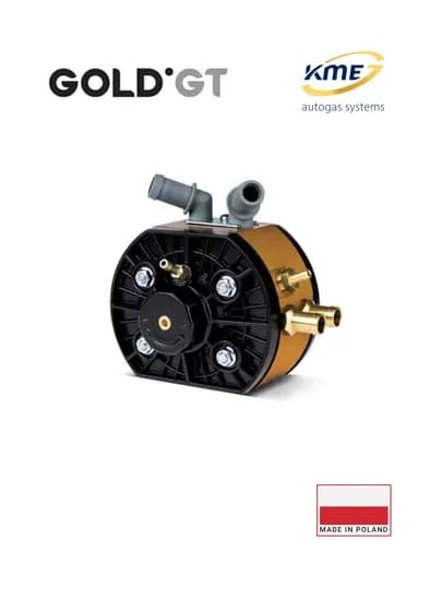 Газовый редуктор KME GOLD GT, LPG, до 340 HP, 4–8 цилиндров, Польша