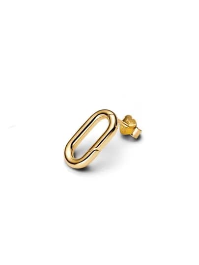 Серьга-гвоздик Открывающееся звено Pandora 263856C00 — PANUZB-263856C00-ЗОЛОТ