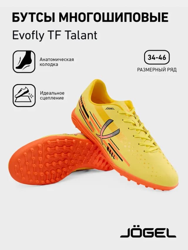 Бутсы футбольные сороконожки Evofly TF Talant