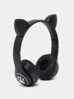 Беспроводные наушники Cat Ear, с светящимися кошачьими ушками, Bluetooth — MAG100-CAT1-ЧЕРН