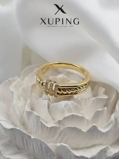 Женские кольца бренда Xuping — UNCLOTH-UZUK05-БЕЖЕВ-19
