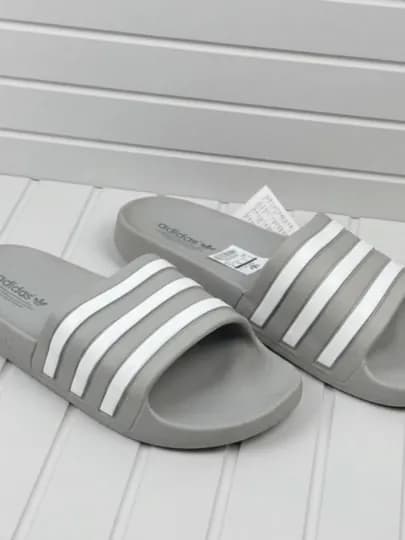 Adidas шлепанцы мужские и женские, летние, удобные, легкие — PSELECT-PRIME239-СЕРЫЙ-44