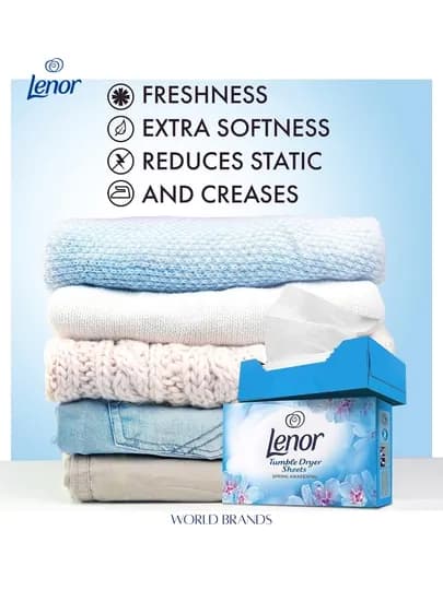 Lenor – ароматические салфетки для сушки, 34 шт – продукт из США
