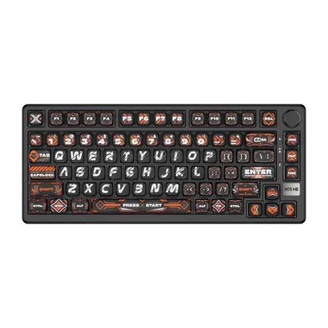 ROYAL KLUDGE M75 HE, Hepheastus, Magnetic Mint Switch, EN Layout