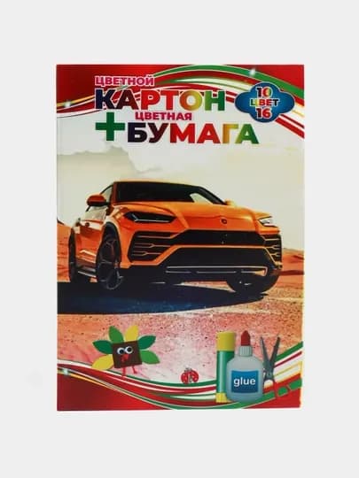 Цветная бумага и картон для школы и рукоделия — MKBOZOR-KARTON1-БЕЖЕВ
