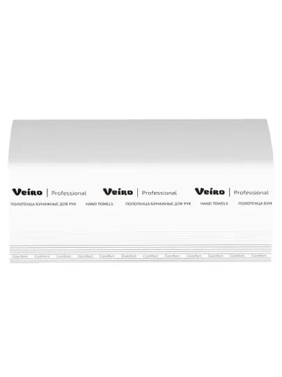 KV205 Полотенца бумажные V-сложение, Veiro Professional Comfort, двухслойные, 200 листов