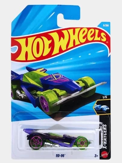 HOT WHEELS машинка, 7 см — вариант для подарка и коллекции — MARFAS-HOTWHEEL1-ИНДИГО