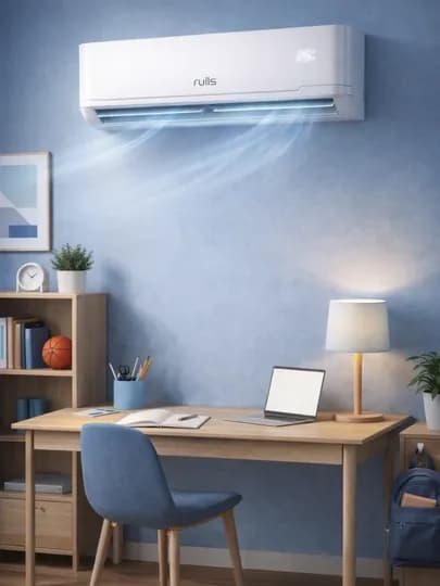 Кондиционер Rulls 12 Inverter с компрессором GREE — для помещений до 35 кв.м. Оснащён PTC