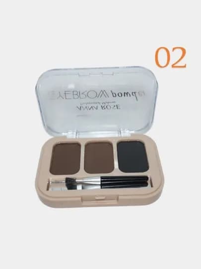 Тени для бровей, два оттенка, водостойкие — BBEAUTY-ANN123-ЛАЗУР