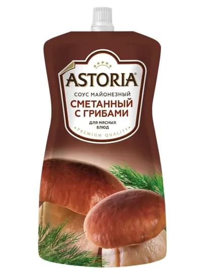 Соус майонезный Астория Сметанный с грибами 42%