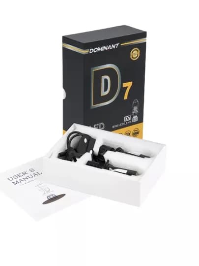 Автомобильные светодиодные мини-линзы H4 Dominant D7, Bi-LED
