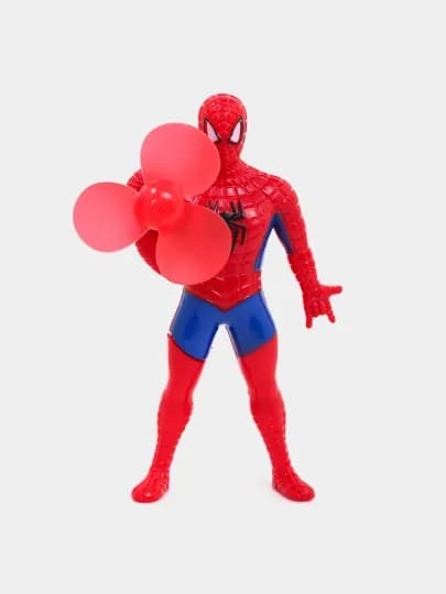 Детский ручной вентилятор Spiderman с мягкими лопастями