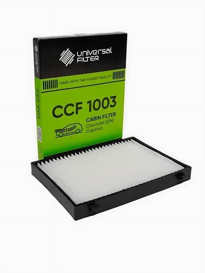 Фильтр салонный Universal Filter CCF 1003 для Chevrolet Captiva очистка воздуха