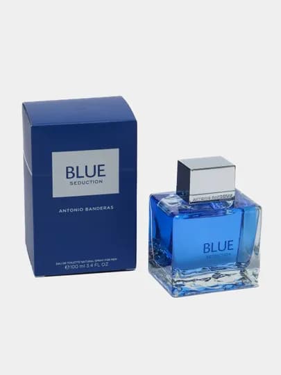 Antonio Banderas Blue Seduction EDT 100мл для мужчин, фруктово-цитрусово-ароматический — ARABAR-ANTONIOBANDERASBLUESEDUCTION