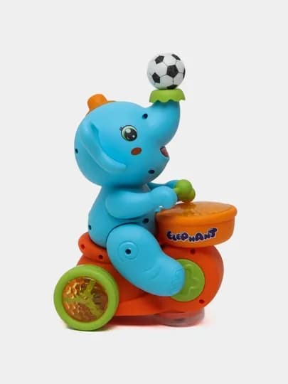 Игрушечный слон и летающий мяч, интерактивная игрушка