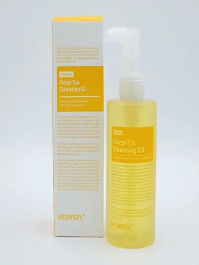 Витаминное гидрофильное масло с липосомами MEDI PEEL Vegan Vitamin Deep-Tox Cleansing Oil — PINKY-32081