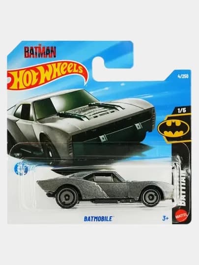HOT WHEELS машинка, 7 см — вариант для подарка и коллекции — MARFAS-HOTWHEEL1-СЕРЫЙ