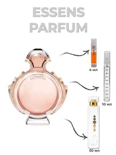ESSENS PARFUM w150 , Paco Rabanne Olympea , для женщин и девушек 10мл — ESSENS-W15050