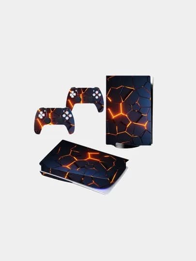 Наклейки для игровых консолей PS5 PlayStation 5 — DALONG-131-ТЕМНСЕР-SLIM