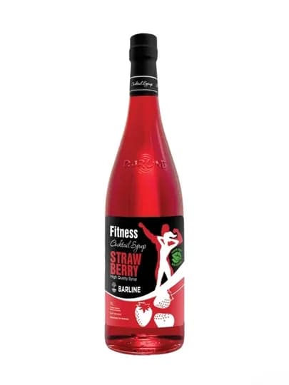 Barline Fitness Strawberry — сироп Клубника для коктейлей, кофе и десертов, 1 л