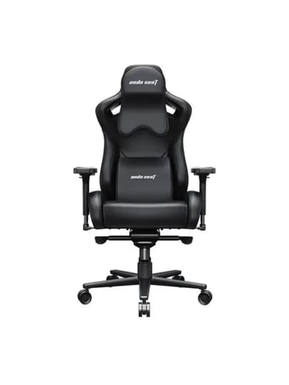 Игровое кресло AndaSeat Kaiser 2 Pro XL, экокожа, ткань, XL, до 180 кг, черное серое