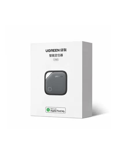 UGREEN Smart Tag Bluetooth GPS-трекер для Apple Find My, поиск ключей, багажа и вещей — LIVKO-UGREENTAG-ТЕМНСЕР