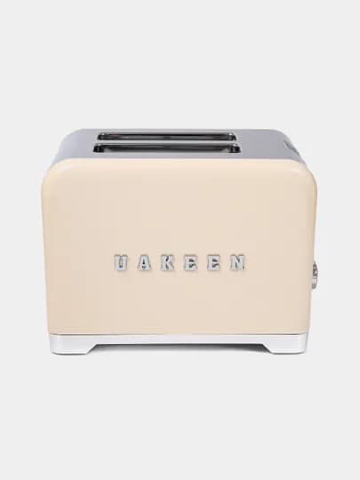 Тостер Uakeen, для хлеба и бутербродов, с поддоном, 1000 W — IТОВАРЫ-ТОСТЕР-БЕЖЕВ