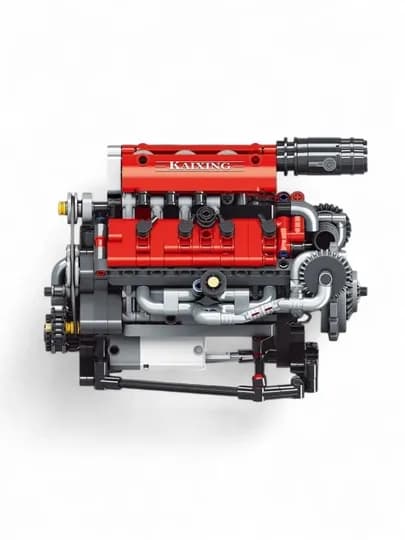 Конструктор двигателя V8 660 деталей с управлением через приложение — HJS-FDJFLL