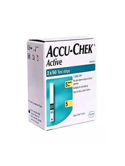 Тест-полоски Акку-Чек Актив, 100 шт, 2х50 — GSH25-ACCU100