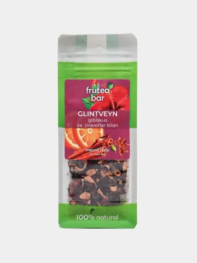 Fruteabar "Глинтвейн с гибискусом и пряностями" Чайный напиток сухой рассыпной, 50 гр