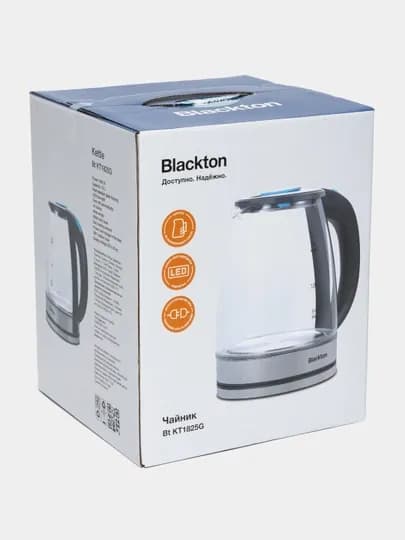 Чайник Blackton Bt KT1825G, высокая мощность 1500 Вт, объем 1.8 л